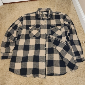 Schmidt Work Wear Men’s Plaid Flannel Shirt Shacket Unisex 2X Plus‎ Winter Warm